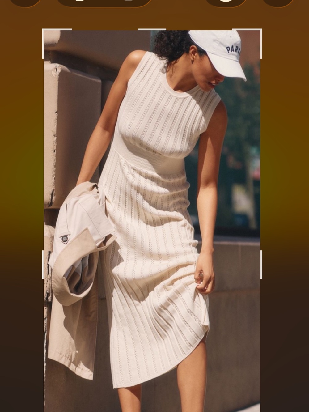 NWT Varley Florian sweater dress